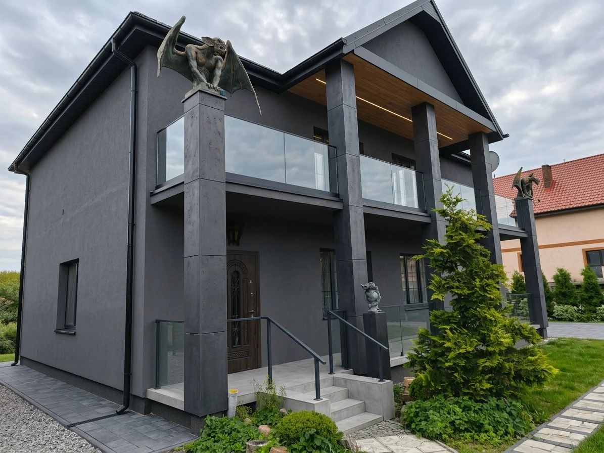 Дизайн фасада в стиле Современный — Фасад от нейросети AI Facade
