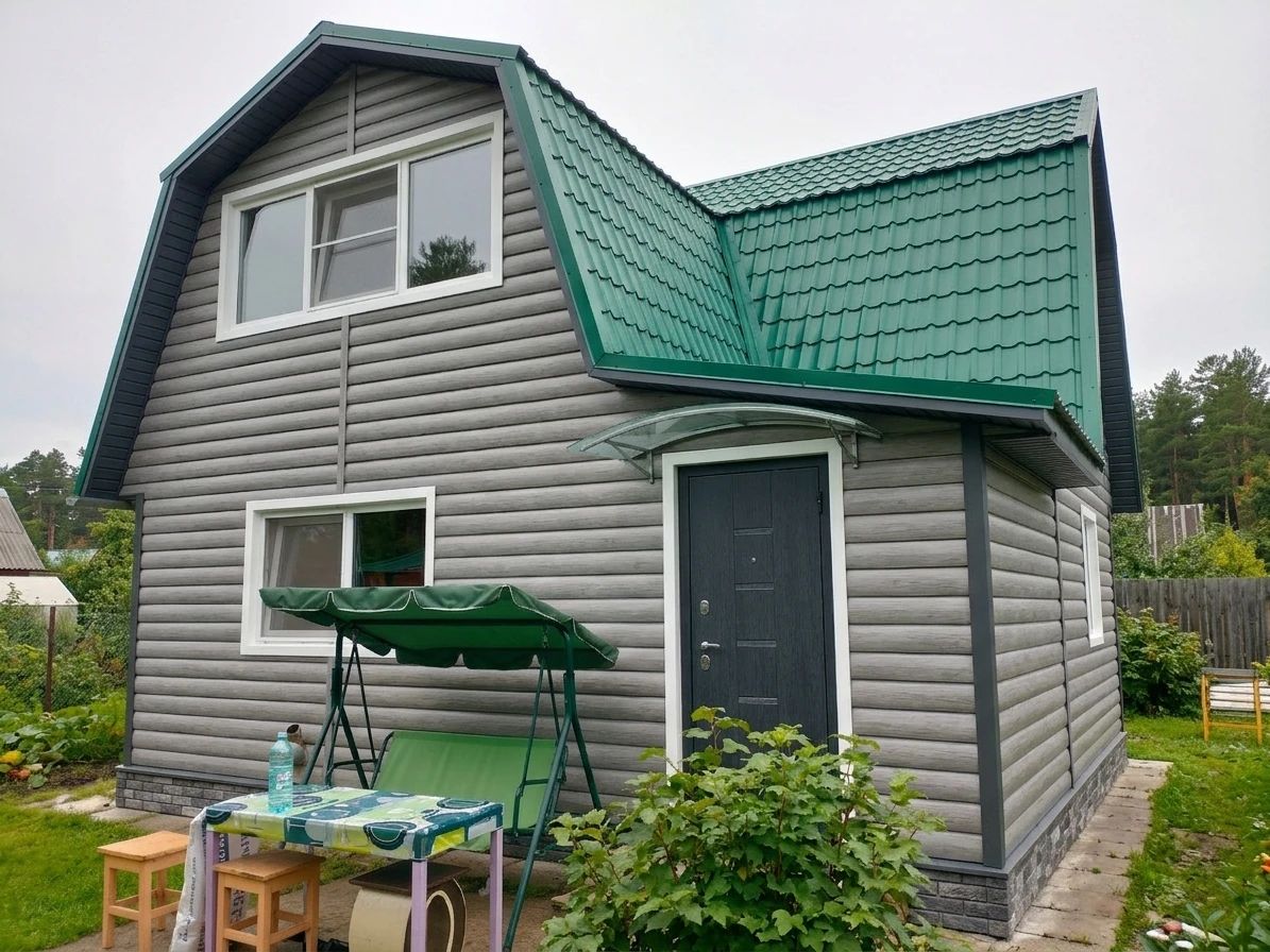 Дизайн фасада в стиле Деревенский — фото от нейросети AI Facade