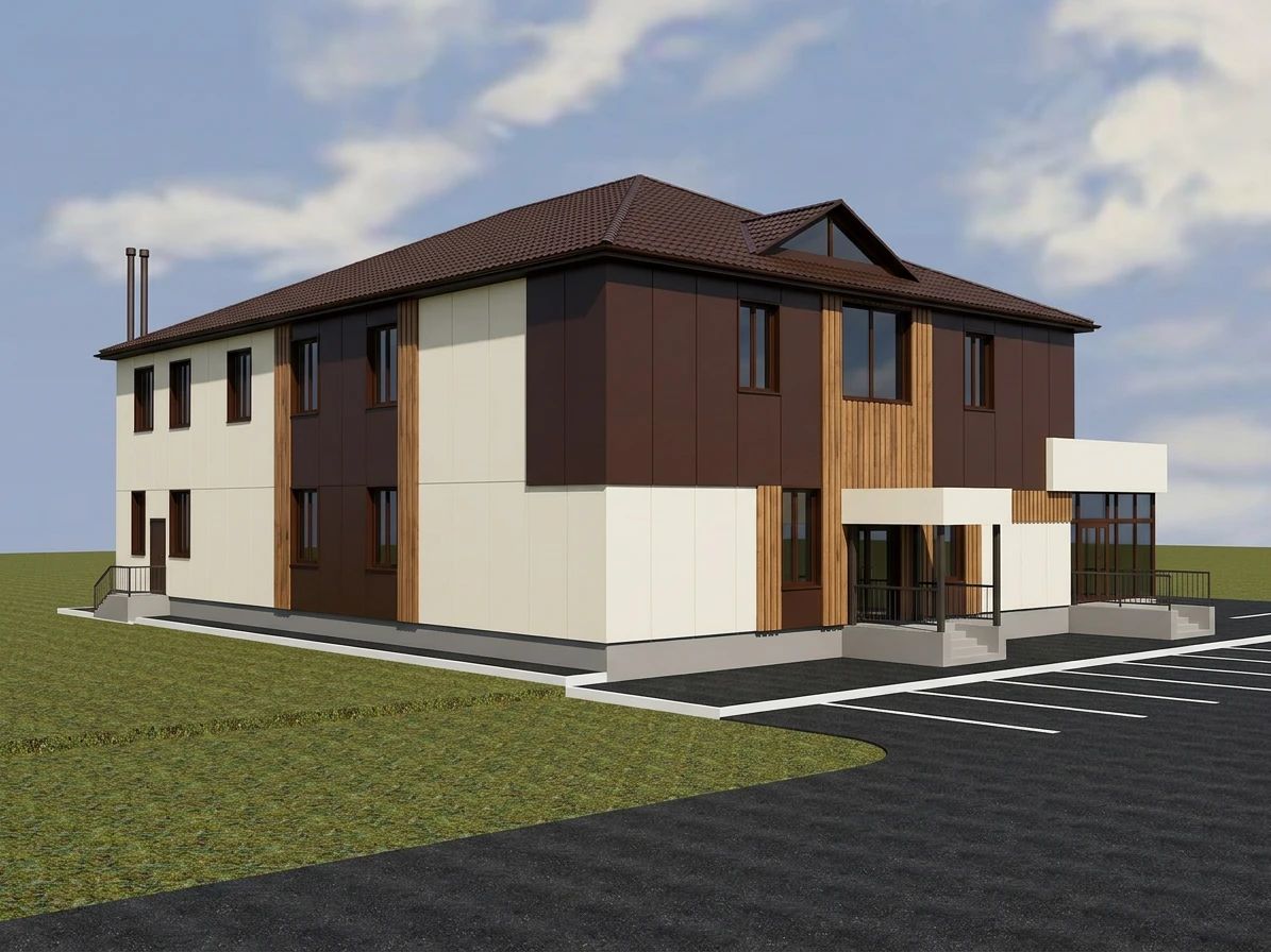 Дизайн фасада в стиле Современный — фото фасада от нейросети AI Facade