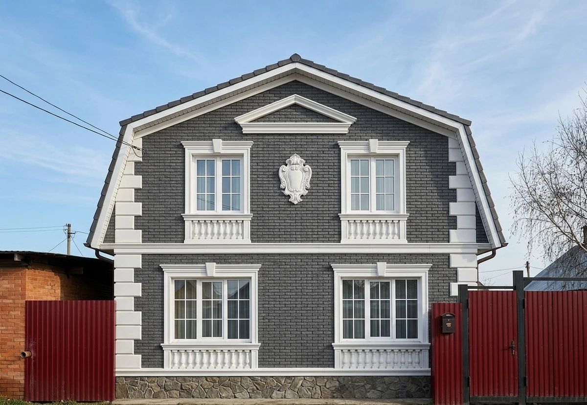 Дизайн фасада в стиле Неоклассика — фото от нейросети AI Facade