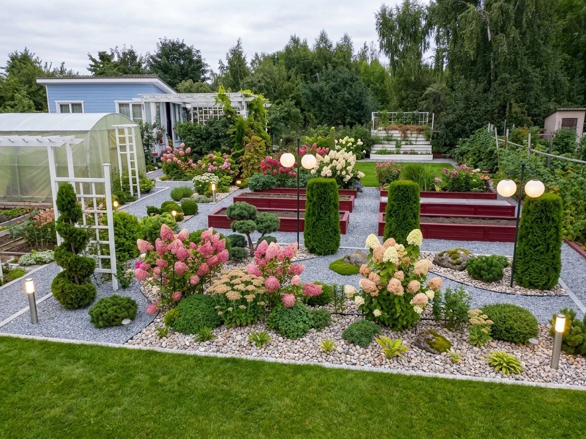 Дизайн участка в стиле Хвойный — фото от нейросети AI Facade