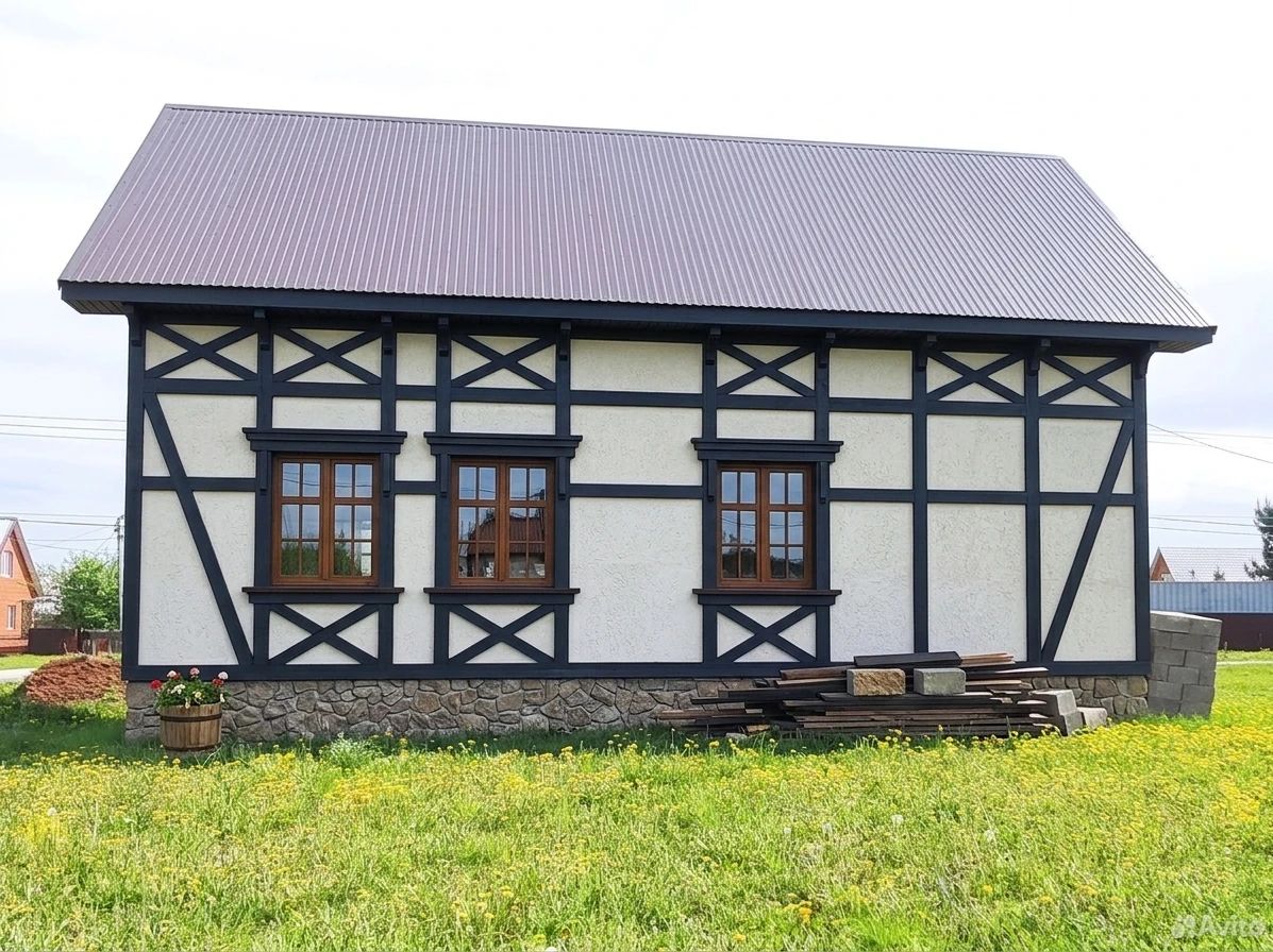 Дизайн фасада в стиле Деревенский — фото от нейросети AI Facade