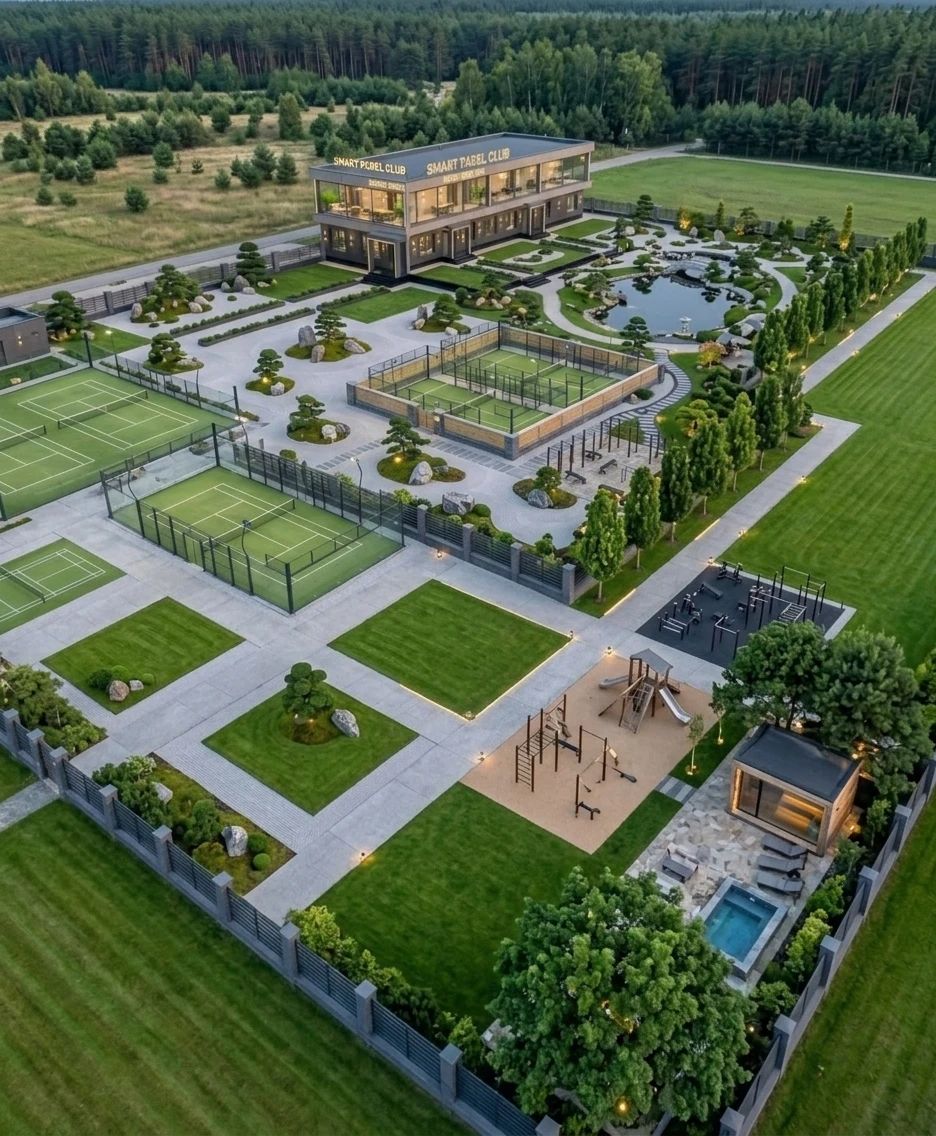 Дизайн участка в стиле Минимализм — фото от нейросети AI Facade