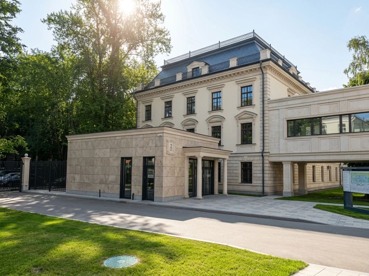 Дизайн фасада в стиле Неоклассика — фото от нейросети AI Facade