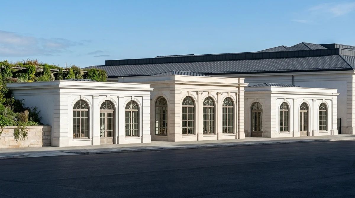 Дизайн фасада в стиле Неоклассика — фото от нейросети AI Facade