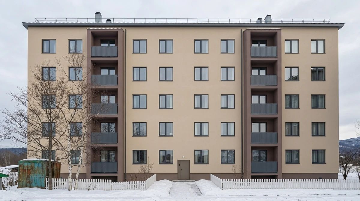 Дизайн фасада в стиле Минимализм — фото от нейросети AI Facade