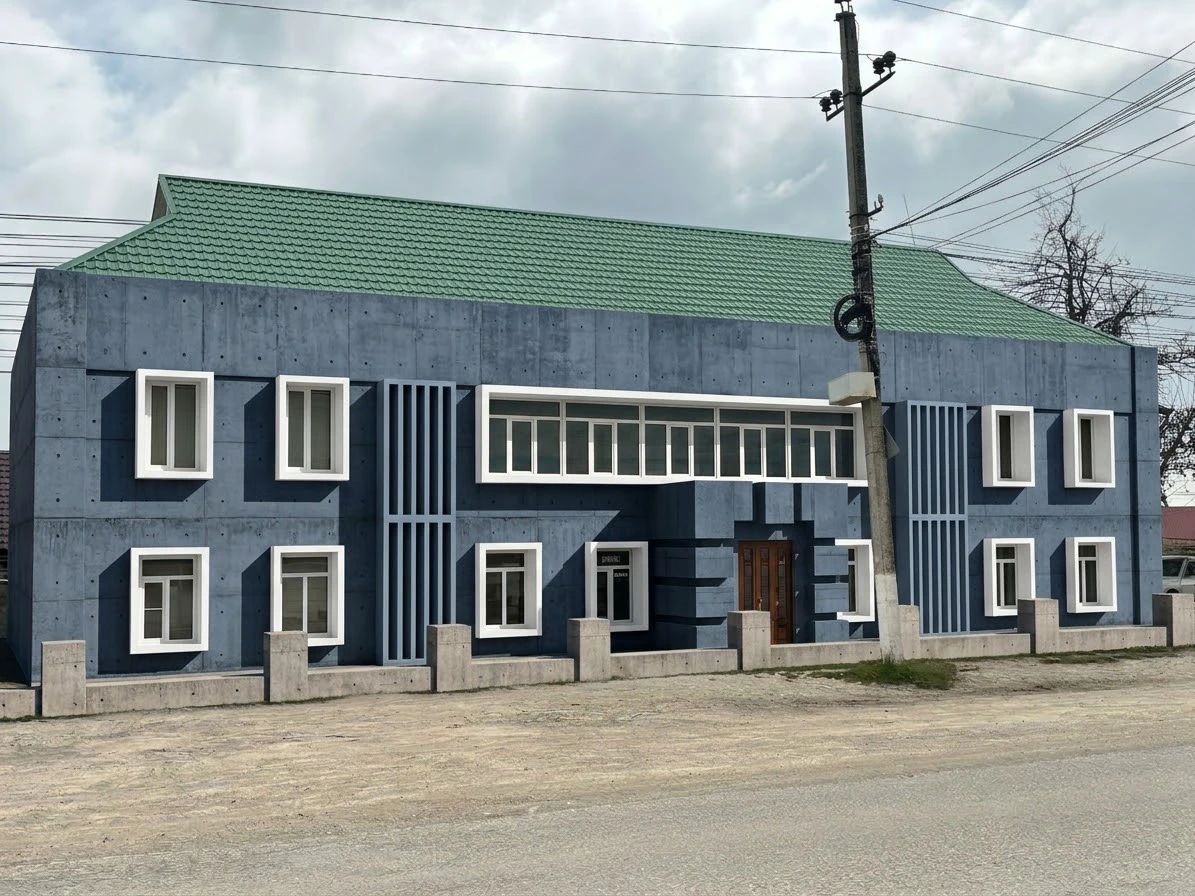 Дизайн фасада в стиле Брутализм — фото от нейросети AI Facade