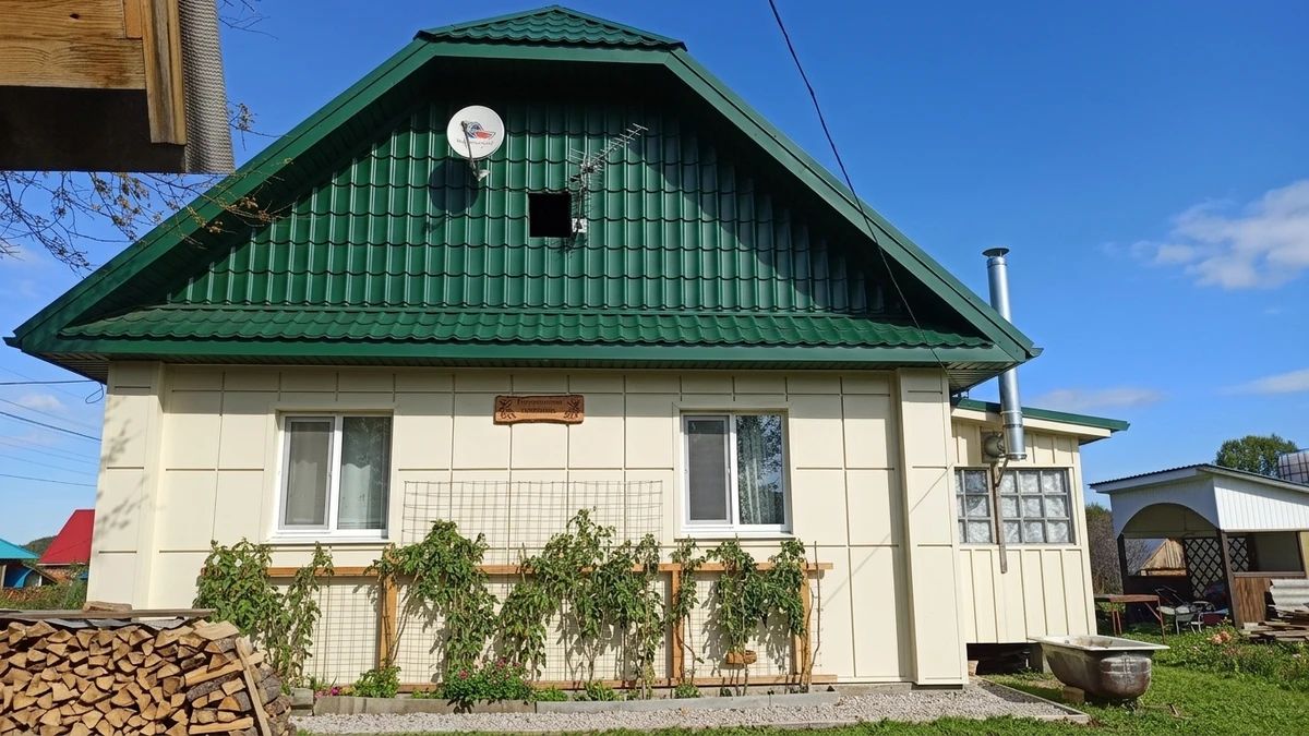 Дизайн фасада в стиле Деревенский — фото от нейросети AI Facade