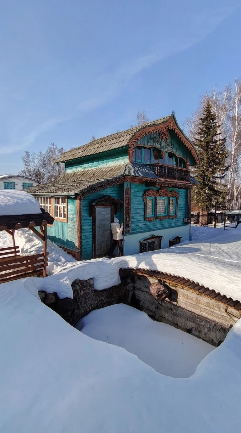 Дизайн фасада в стиле Деревенский — фото от нейросети AI Facade