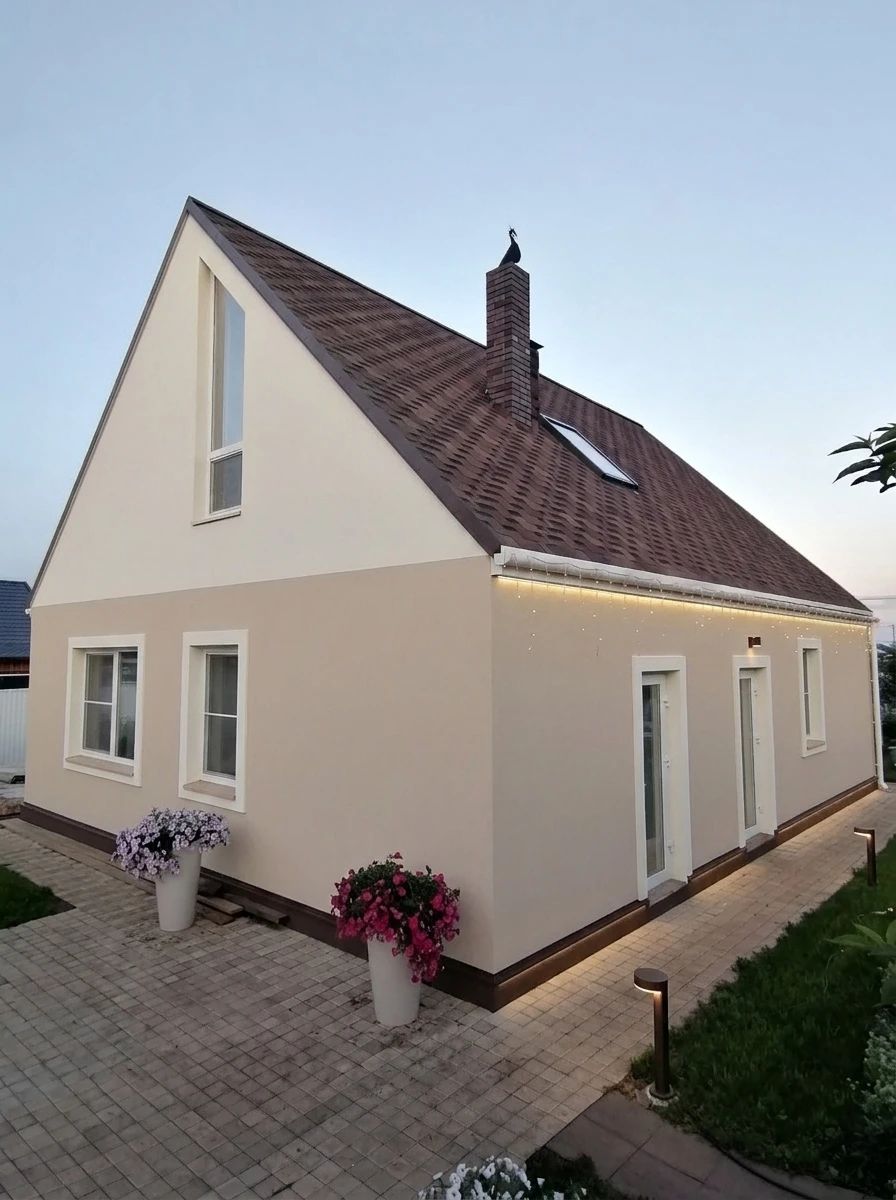 Дизайн фасада в стиле Современный — фото фасада от нейросети AI Facade