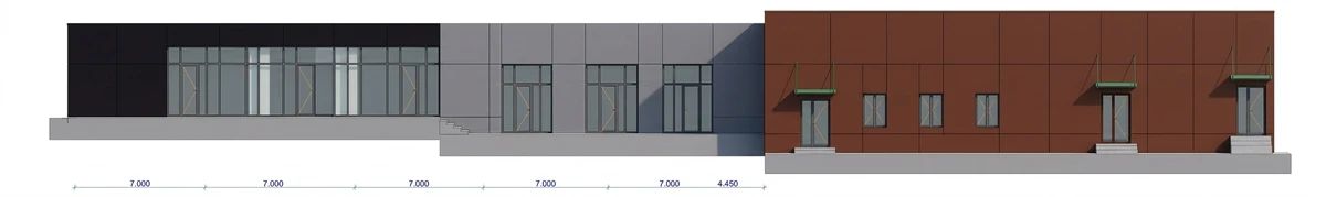 Дизайн фасада в стиле Минимализм — фото от нейросети AI Facade