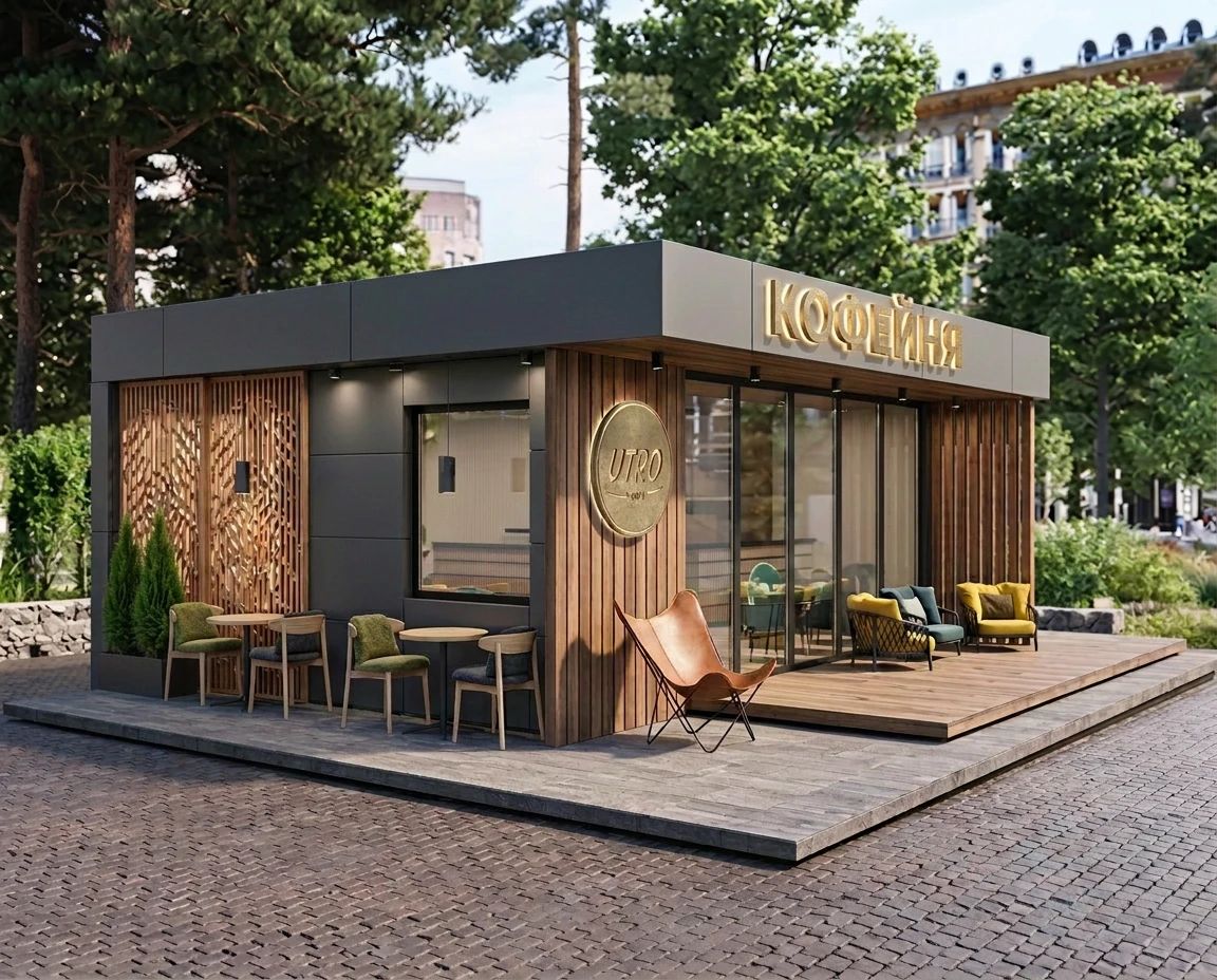Дизайн фасада в стиле Минимализм — Фасад от нейросети AI Facade
