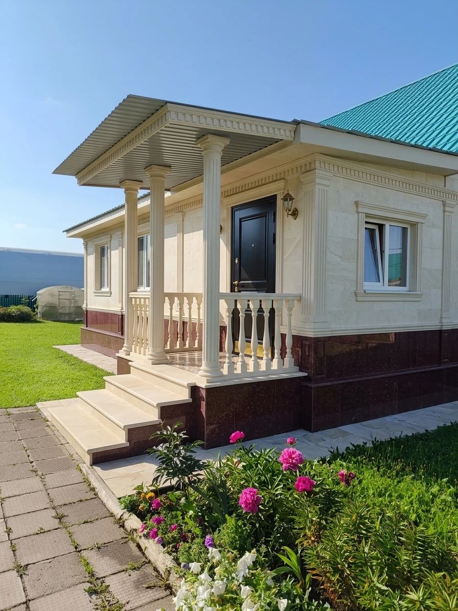 Дизайн фасада в стиле Классический — фото от нейросети AI Facade
