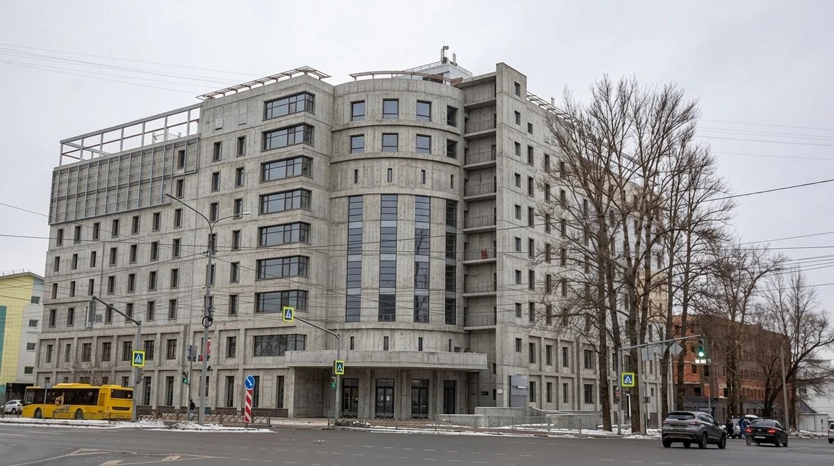 Дизайн фасада в стиле Брутализм — фото от нейросети AI Facade