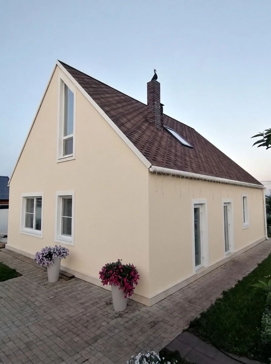 Дизайн фасада в стиле Современный — фото фасада от нейросети AI Facade