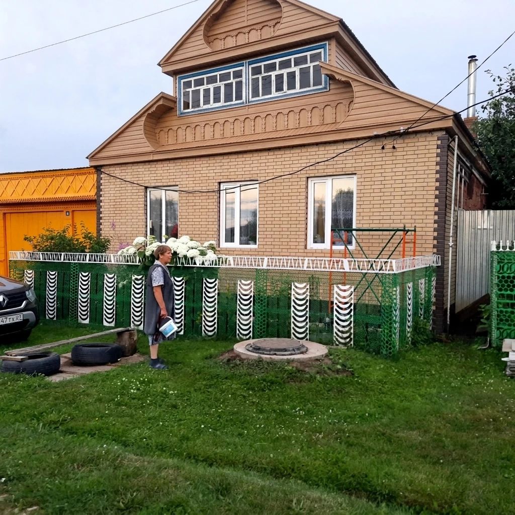 Дизайн фасада в стиле Без стиля — фото от нейросети AI Facade