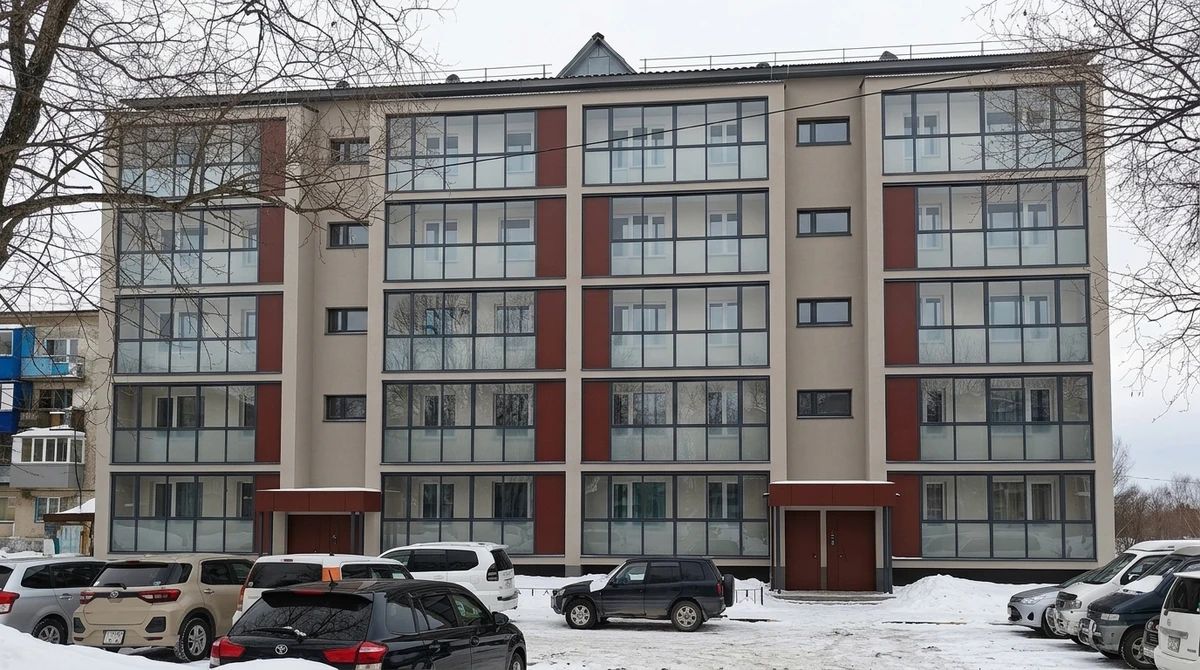 Дизайн фасада в стиле Минимализм — фото от нейросети AI Facade