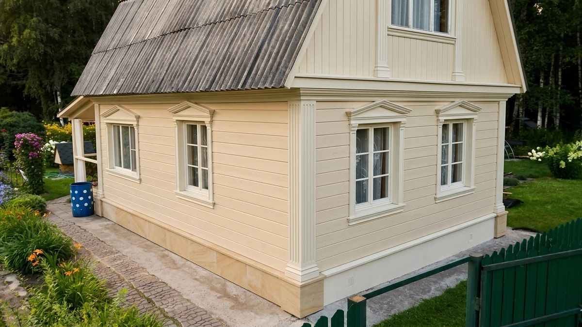 Дизайн фасада в стиле Классический — фото от нейросети AI Facade