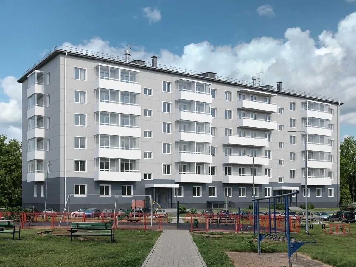 Дизайн фасада в стиле Современный — фото фасада от нейросети AI Facade
