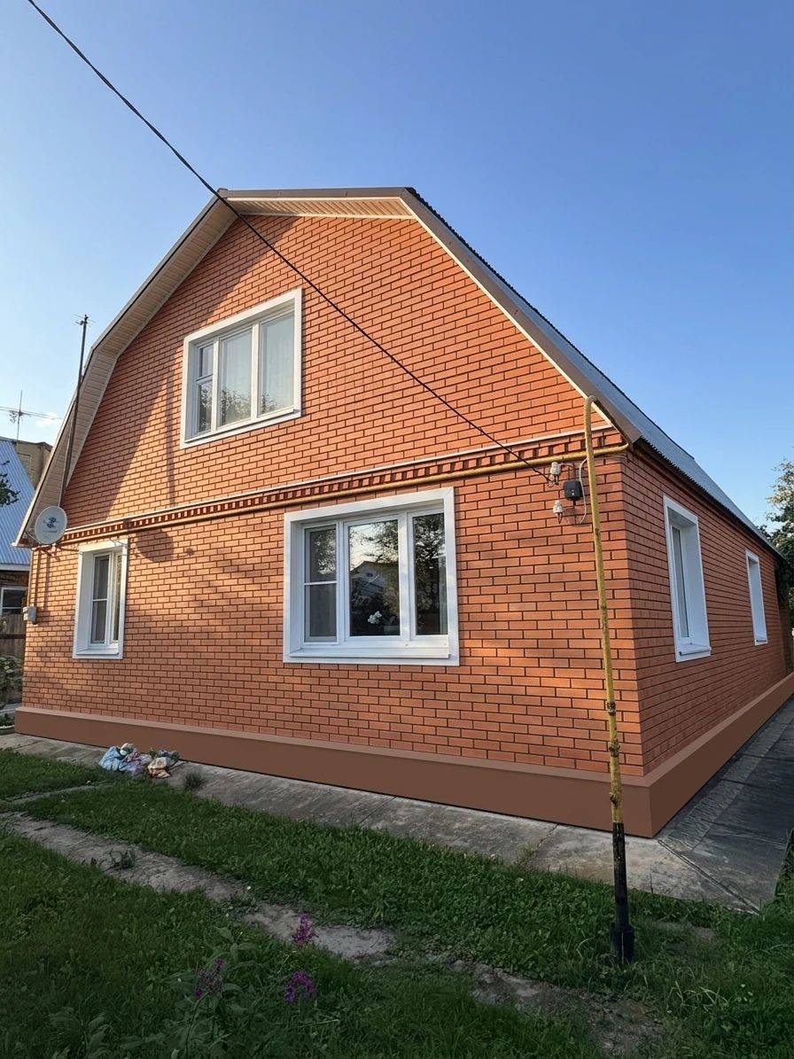 Дизайн фасада в стиле Без стиля — фото от нейросети AI Facade