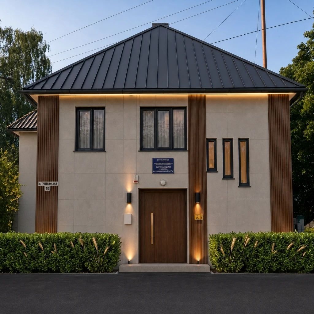 Дизайн фасада в стиле Без стиля — фото от нейросети AI Facade