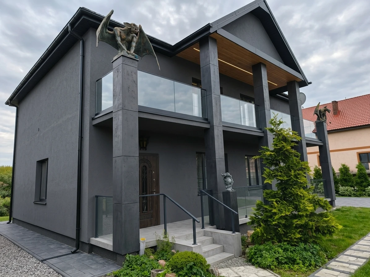 Дизайн фасада в стиле Современный — Фасад от нейросети AI Facade