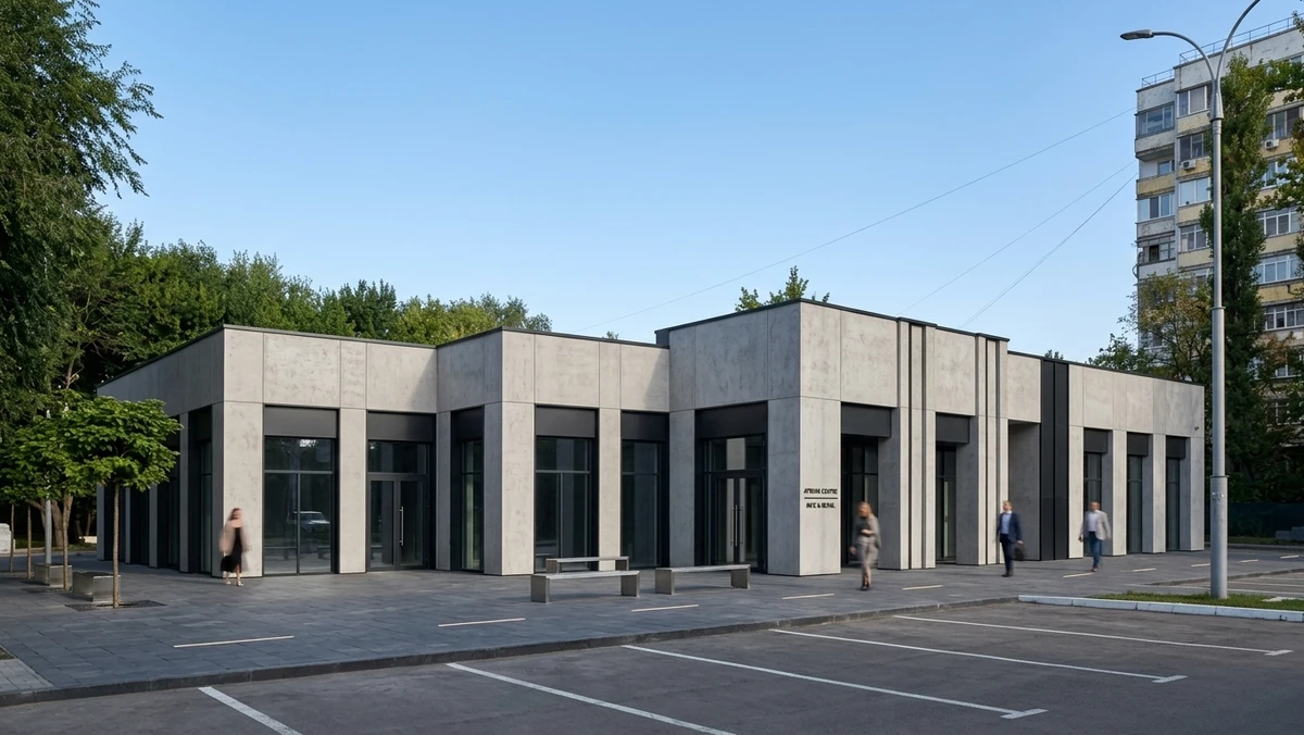 Дизайн фасада в стиле Минимализм — фото фасада от нейросети AI Facade