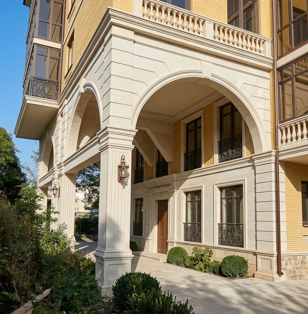 Дизайн фасада в стиле Классический — Фасад от нейросети AI Facade