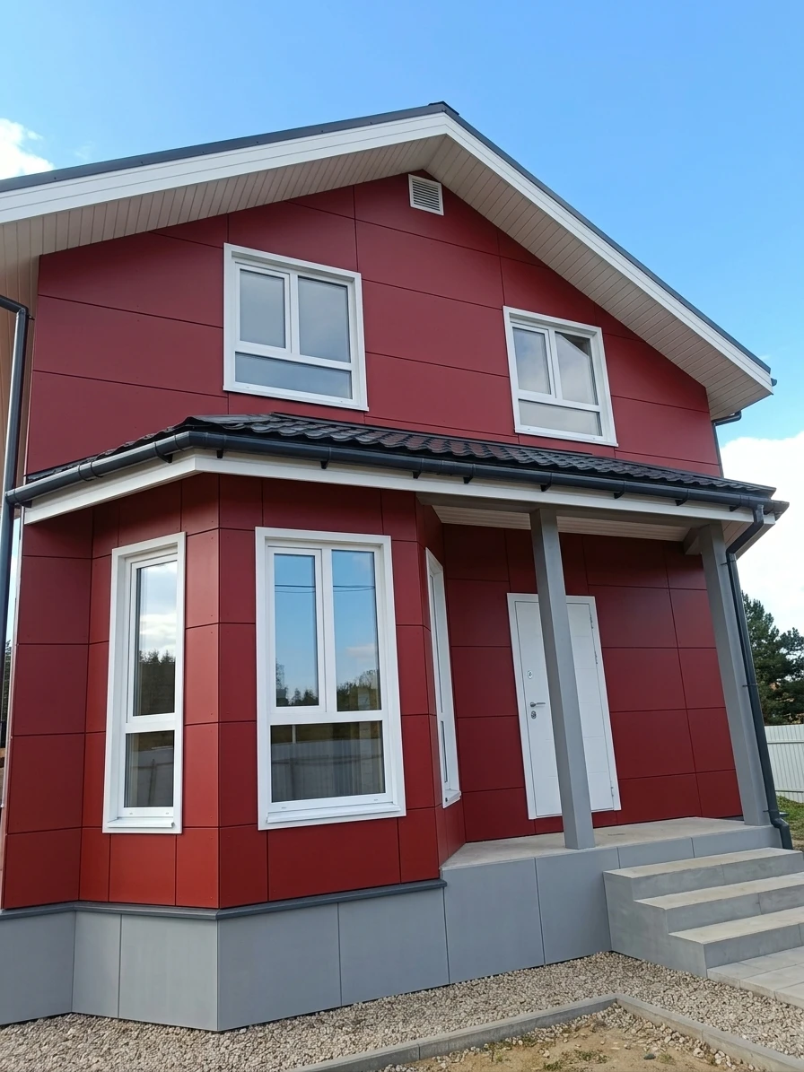 Дизайн фасада в стиле Минимализм — Фасад от нейросети AI Facade