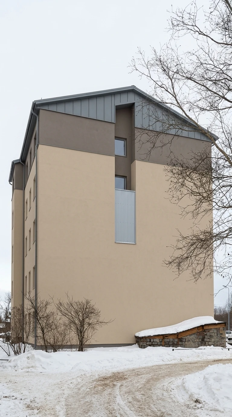 Дизайн фасада в стиле Минимализм — фото фасада от нейросети AI Facade