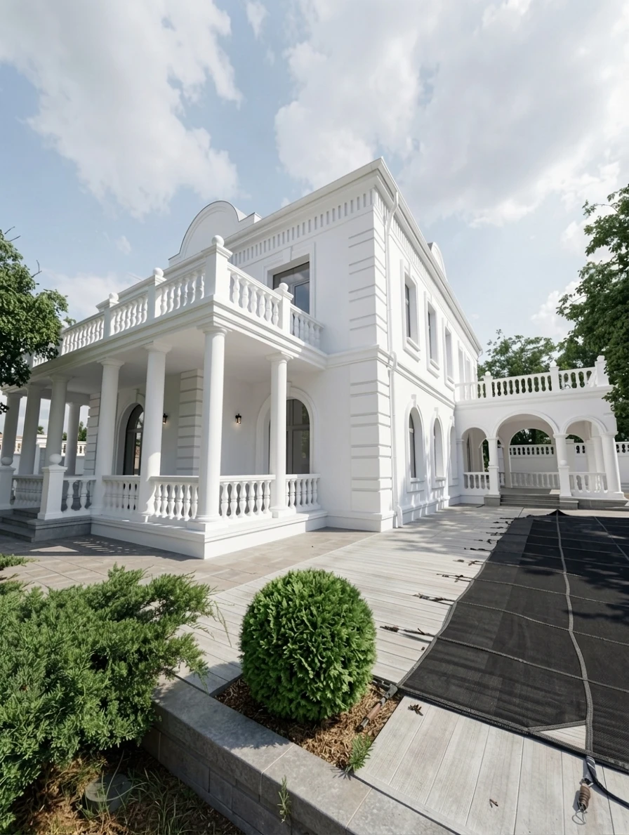 Дизайн фасада в стиле no_style — фото от нейросети AI Facade