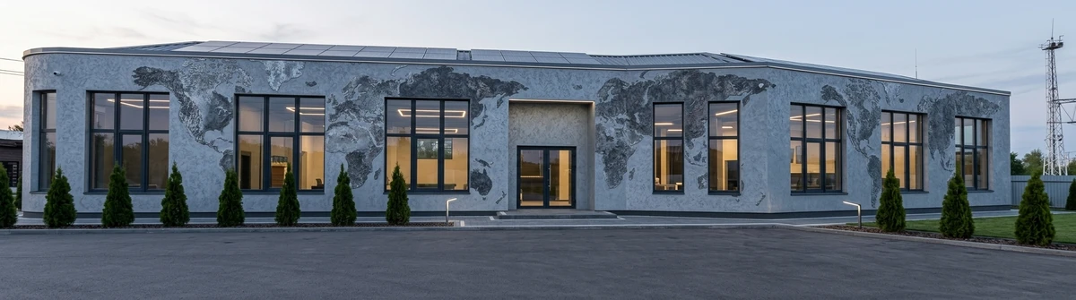 Дизайн фасада в стиле Хай-тек — фото фасада от нейросети AI Facade