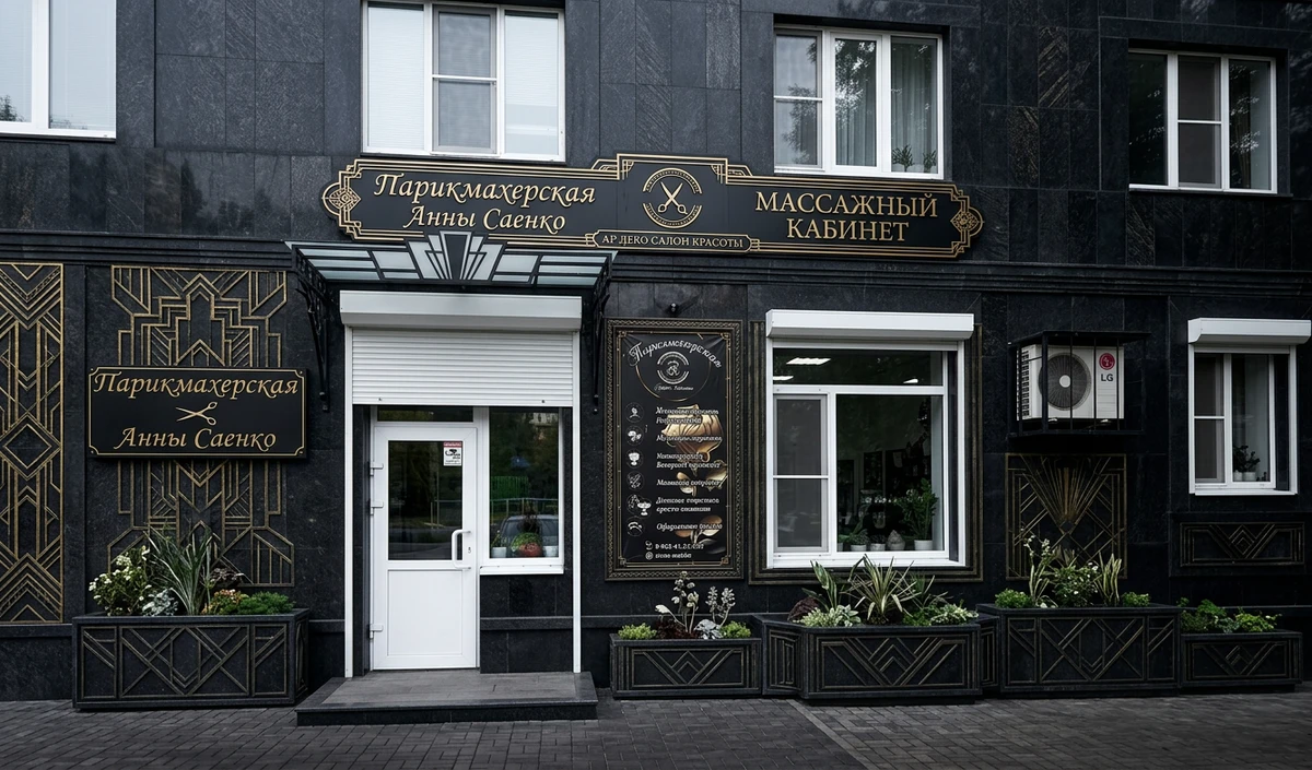 Дизайн фасада в стиле Ар-деко — Фасад от нейросети AI Facade