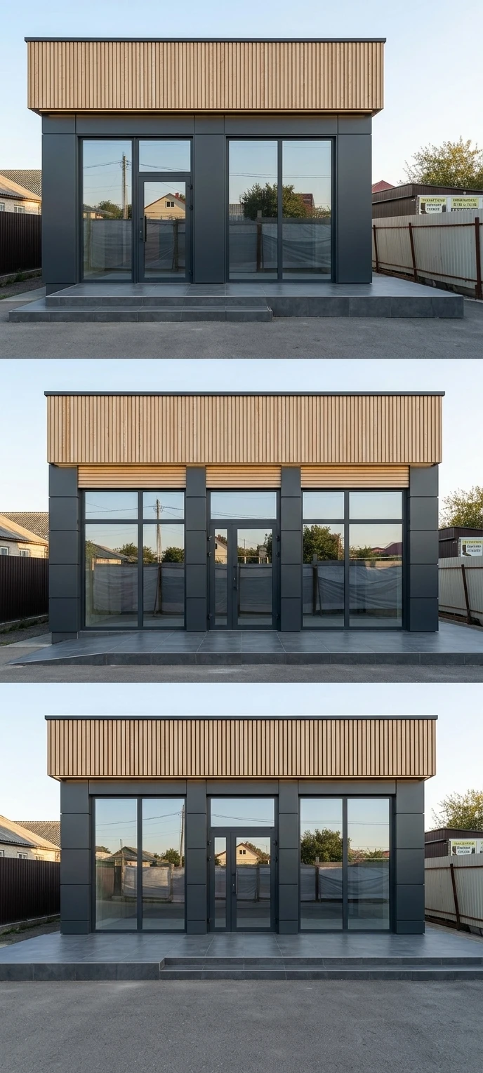 Дизайн фасада в стиле Скандинавский — фото фасада от нейросети AI Facade