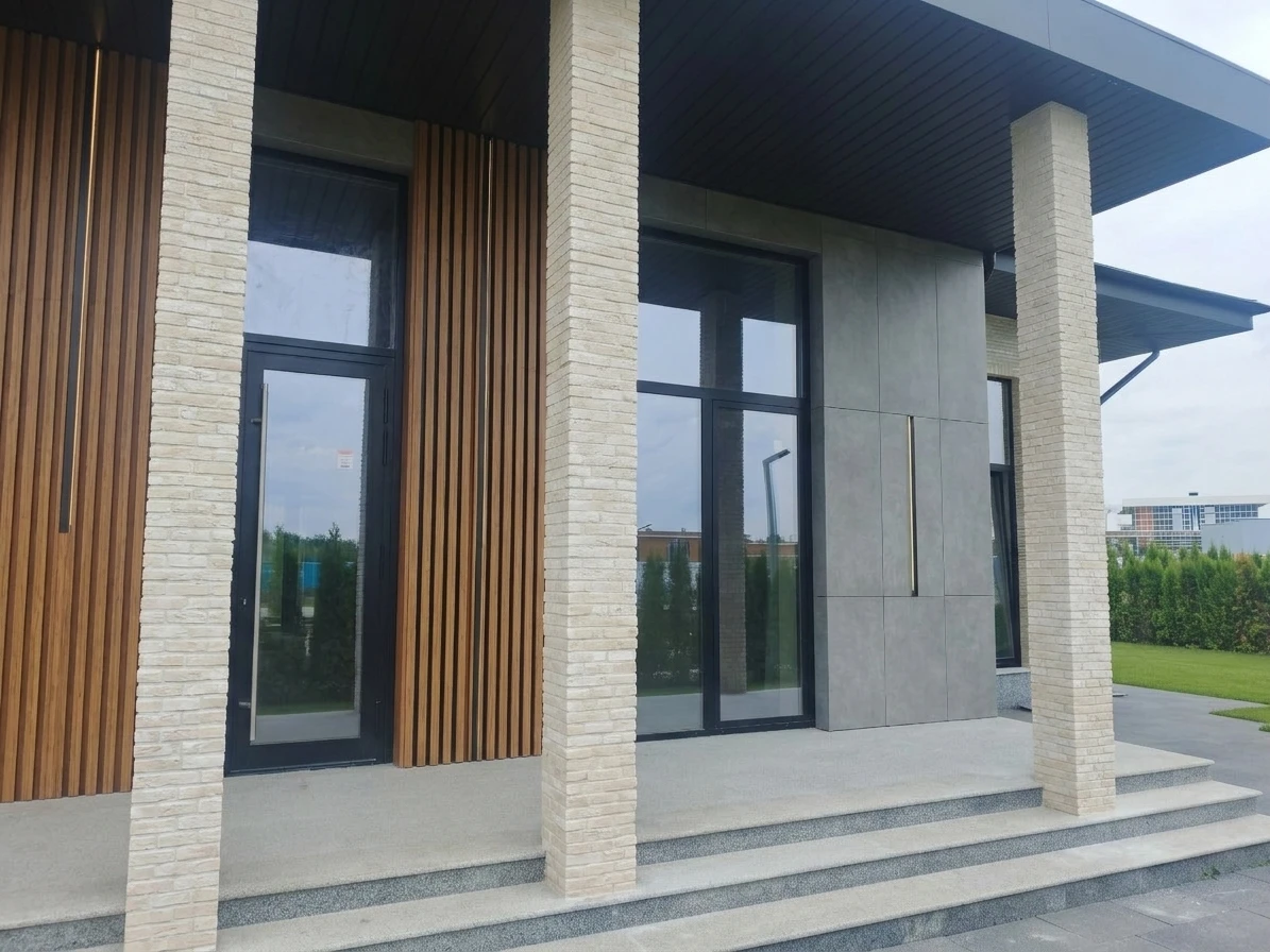 Дизайн фасада в стиле Контемпорари — Фасад от нейросети AI Facade