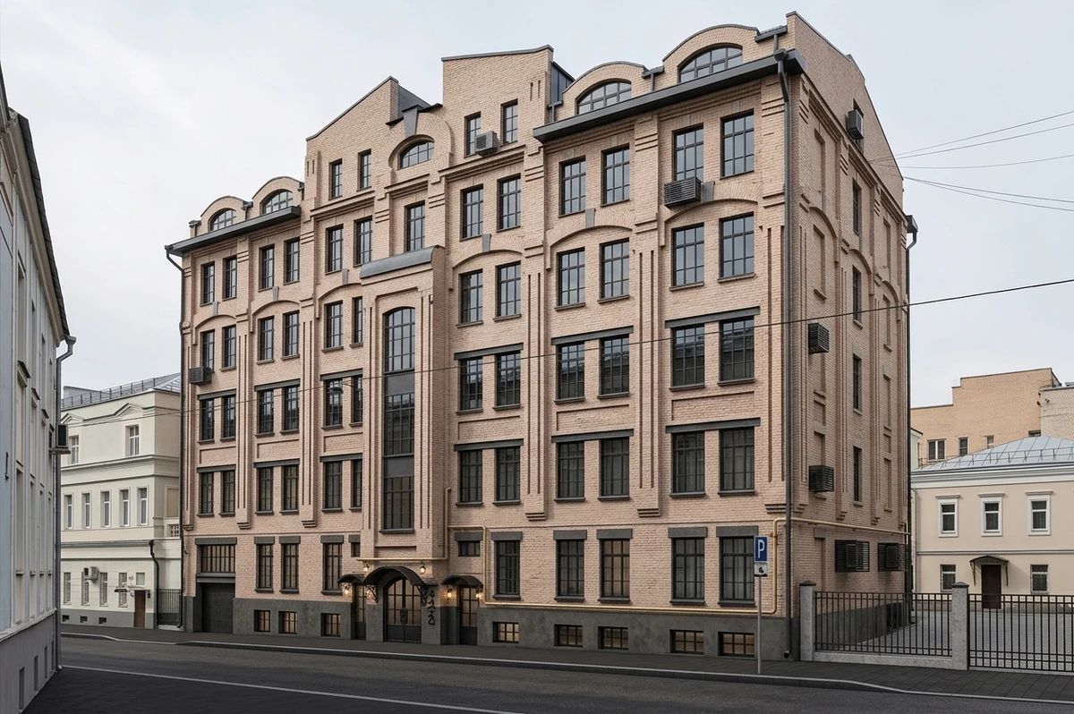 Дизайн фасада в стиле Лофт — Фасад от нейросети AI Facade