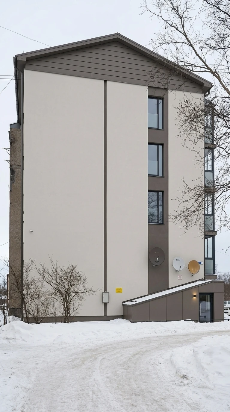 Дизайн фасада в стиле Минимализм — фото фасада от нейросети AI Facade