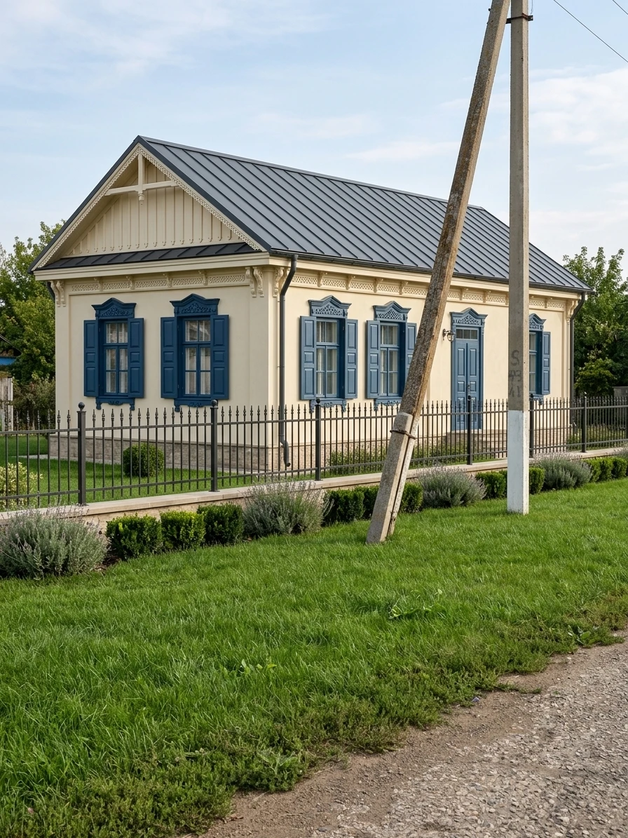 Дизайн фасада в стиле Классический — фото фасада от нейросети AI Facade