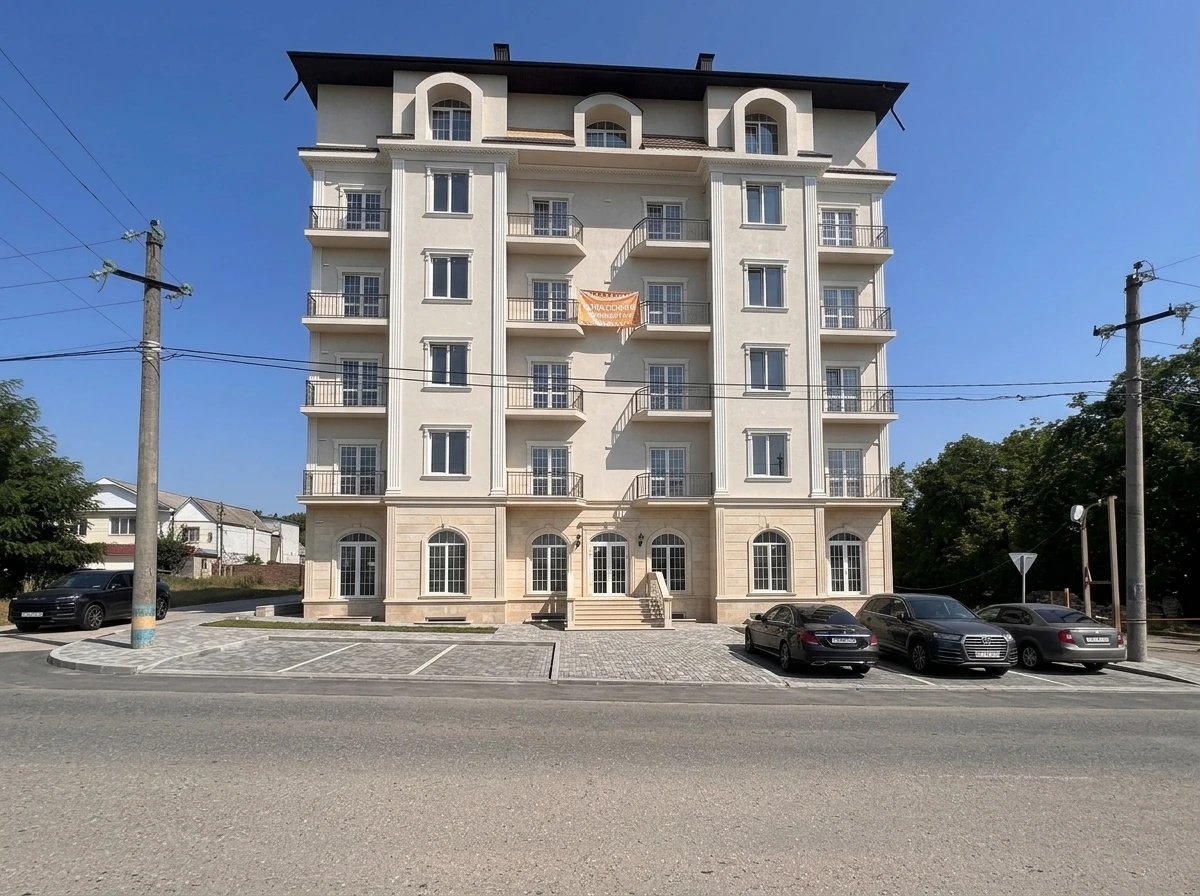 Дизайн фасада в стиле Неоклассика — Фасад от нейросети AI Facade