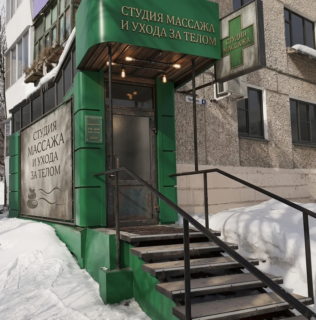 Дизайн фасада в стиле Лофт — Фасад от нейросети AI Facade