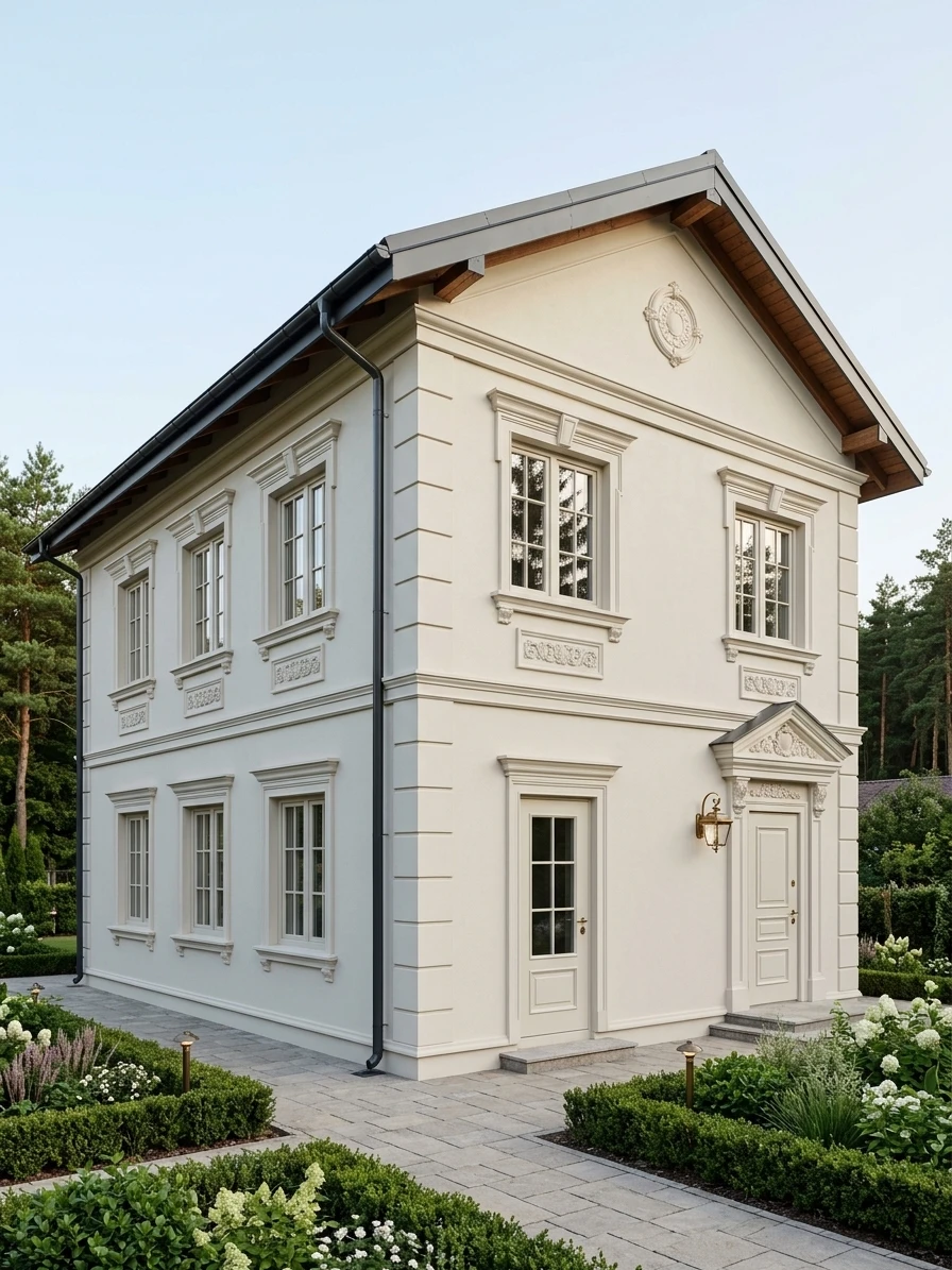 Дизайн фасада в стиле Классический — Фасад от нейросети AI Facade