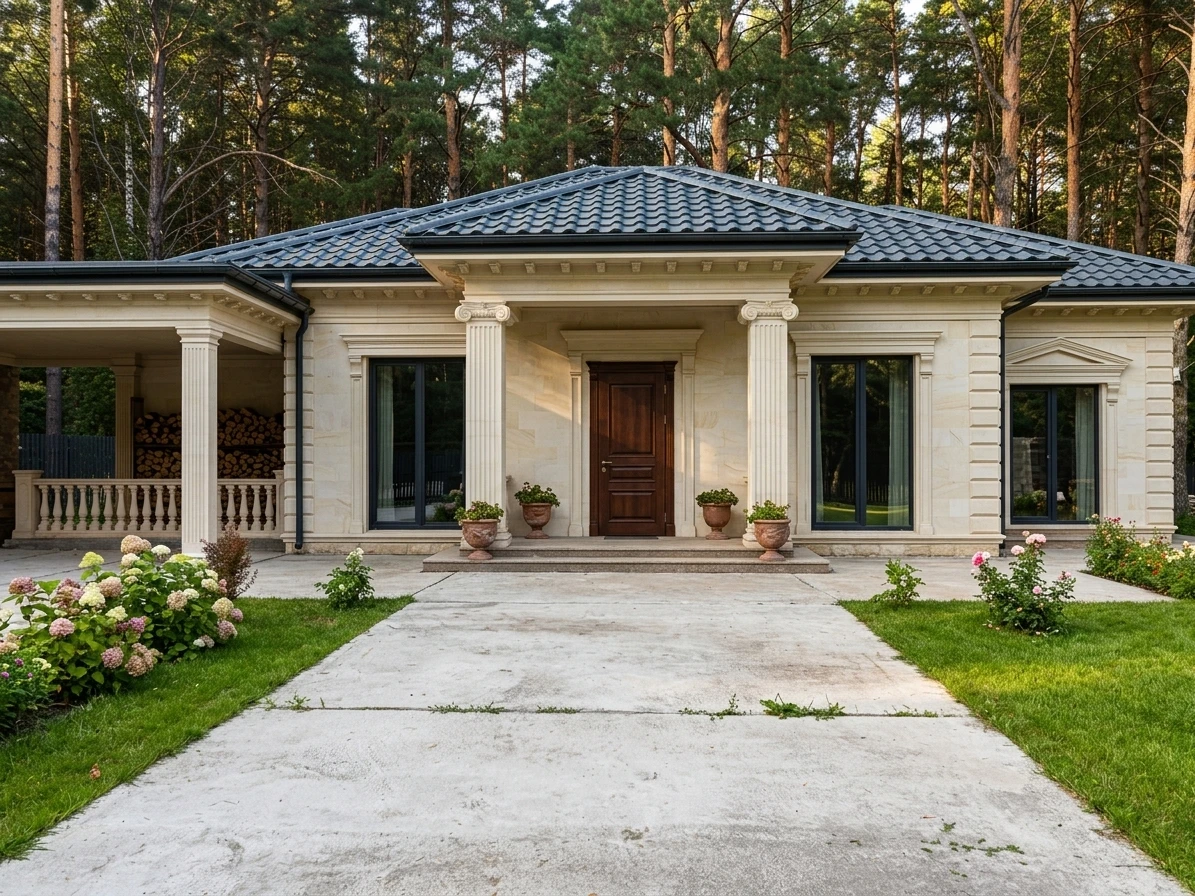 Дизайн фасада в стиле Классический — Фасад от нейросети AI Facade