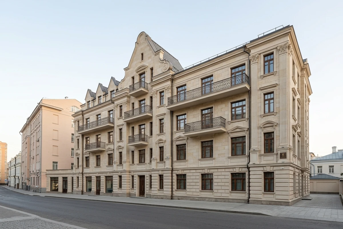 Дизайн фасада в стиле Классический — Фасад от нейросети AI Facade