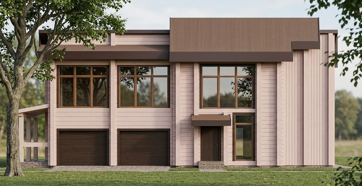 Дизайн фасада в стиле no_style — фото от нейросети AI Facade