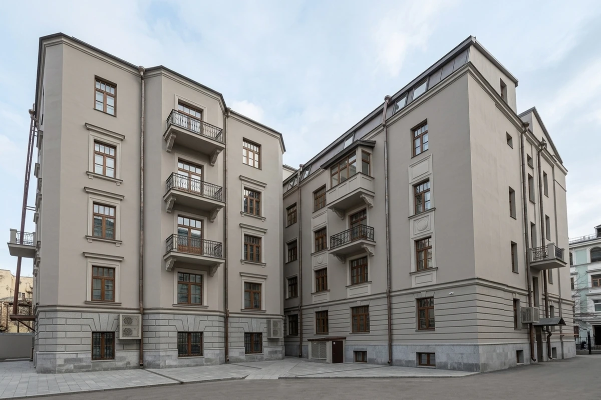 Дизайн фасада в стиле Неоклассика — Фасад от нейросети AI Facade