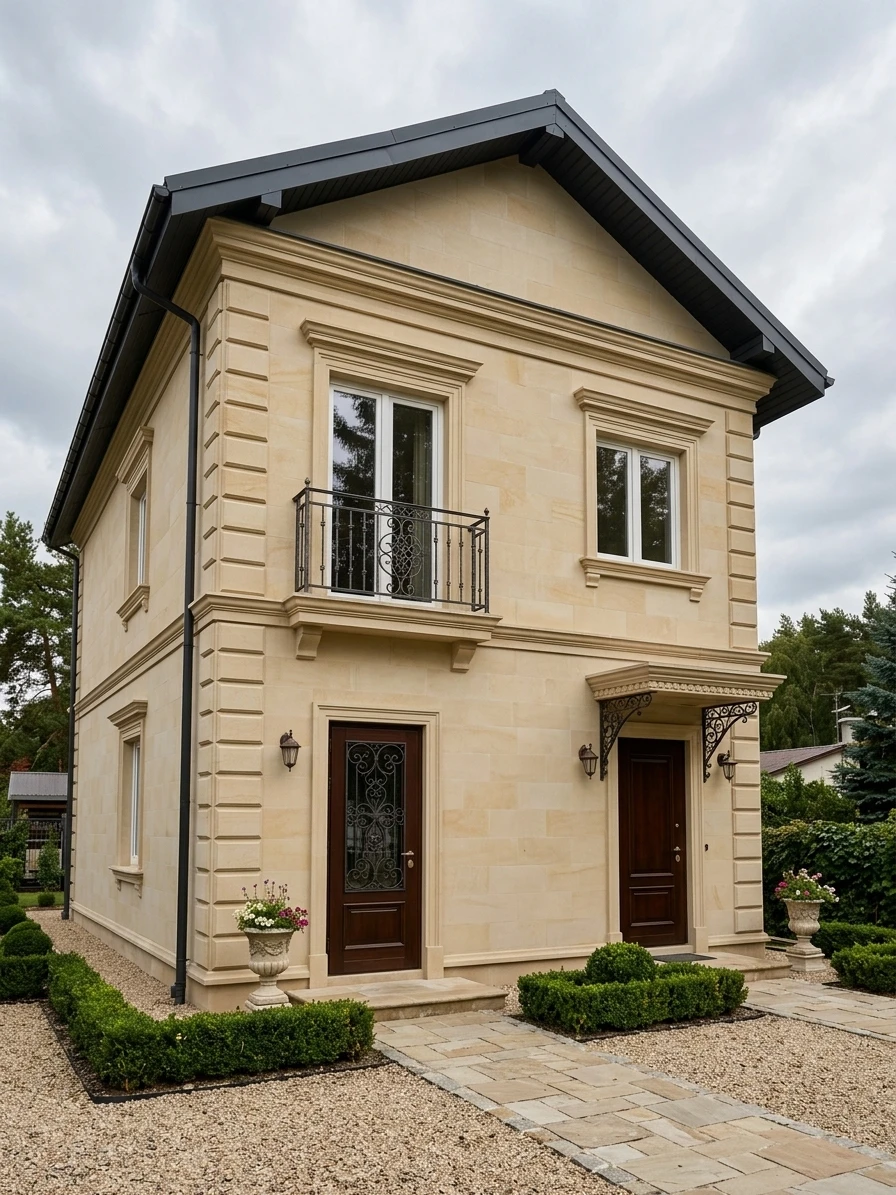 Дизайн фасада в стиле Классический — Фасад от нейросети AI Facade