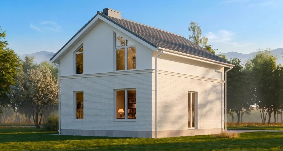 Дизайн фасада в стиле no_style — фото от нейросети AI Facade