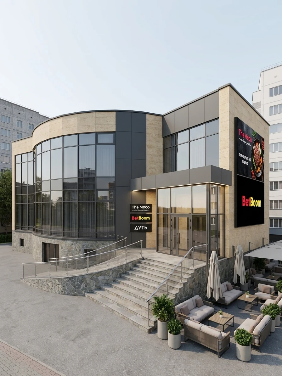 Дизайн фасада в стиле Современный — Фасад от нейросети AI Facade