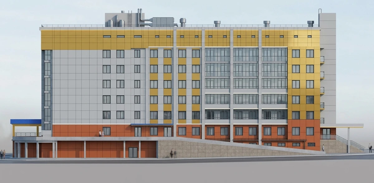Дизайн фасада в стиле Хай-тек — Фасад от нейросети AI Facade