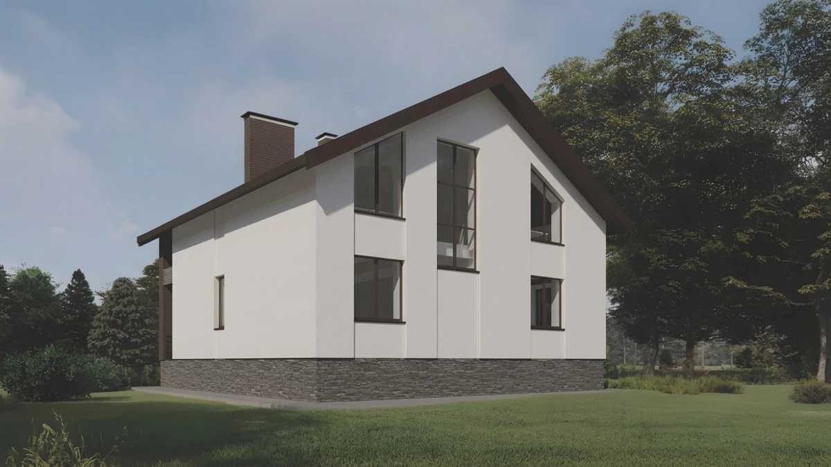 Дизайн фасада в стиле no_style — фото от нейросети AI Facade